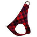 Susan Lanci Scotty Step In Harness Chestnut Plaid - Posh Puppy Boutique