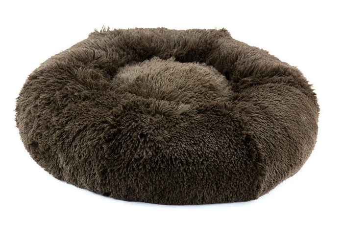 Susan Lanci Shag Bed - Chocolate - Posh Puppy Boutique