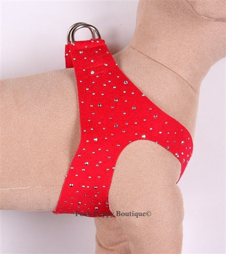 Susan Lanci Silver Stardust Collection Step In Harnesses- Many Colors - Posh Puppy Boutique