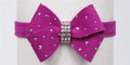Susan Lanci Silver Stardust Nouveau Bow Collar in Many Colors - Posh Puppy Boutique