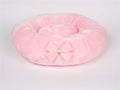 Susan Lanci Spa Bed with Nouveau Bow - Puppy Pink - Posh Puppy Boutique