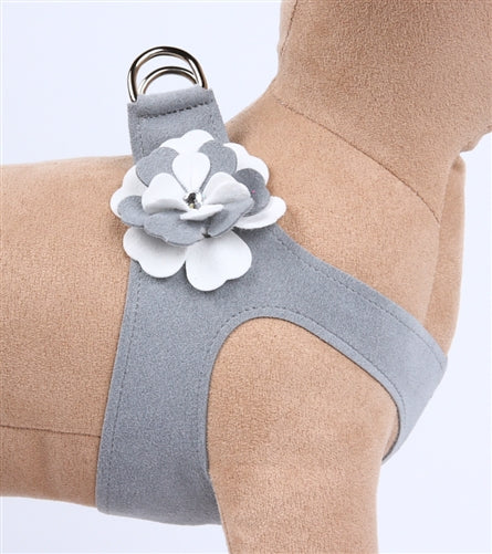 Susan Lanci Special Occasion Step-In Harness- Platinum - Posh Puppy Boutique
