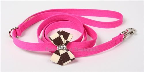 Susan Lanci Step In Harnesses - Windsor Check Collection - Nouveau Bow - Posh Puppy Boutique