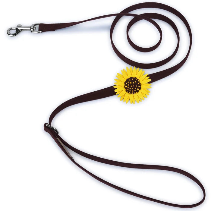 Susan Lanci Sunflower Leash - Posh Puppy Boutique