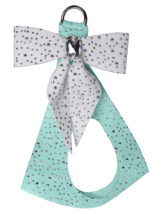 Susan Lanci Tiffi's Gift Step In Harness with Clear Crystal - Posh Puppy Boutique