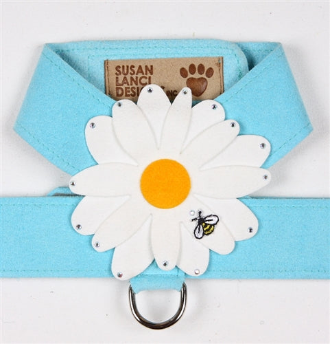 Susan Lanci Tinkie Large Daisy Collection Tinkie Ultrasuede Harnesses - Posh Puppy Boutique