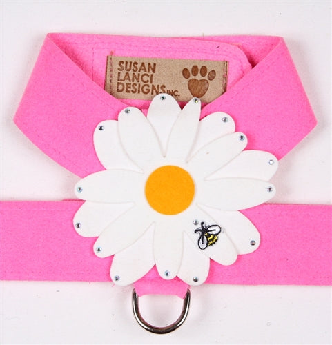 Susan Lanci Tinkie Large Daisy Collection Tinkie Ultrasuede Harnesses - Posh Puppy Boutique
