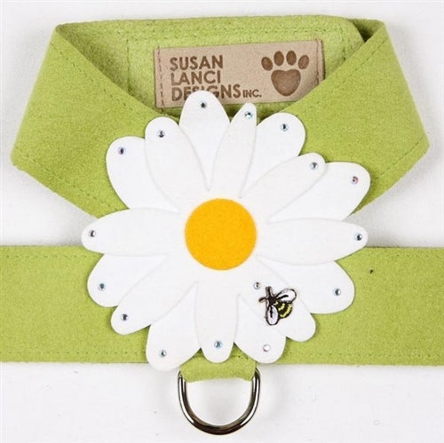 Susan Lanci Tinkie Large Daisy Collection Tinkie Ultrasuede Harnesses - Posh Puppy Boutique