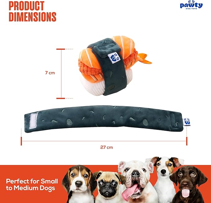 Sushi Set Plush Dog Toy - Posh Puppy Boutique