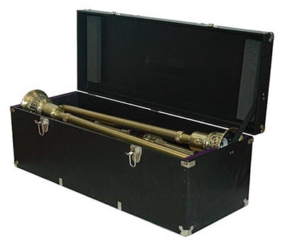 TELESCOPIC TORCHIERE LAMP WITH SHADES