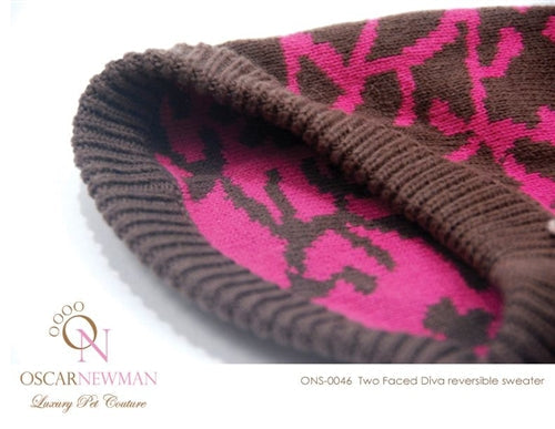 Two Faced Diva Reversible Sweater - Posh Puppy Boutique