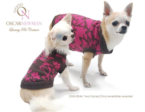 Two Faced Diva Reversible Sweater - Posh Puppy Boutique
