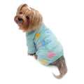Ultra Plush Colorful Hearts Turtleneck Pajamas - Blue