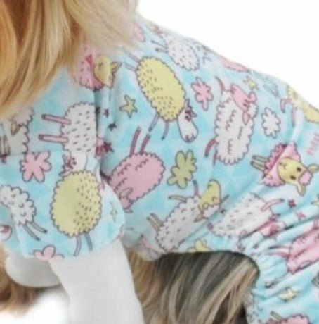 Ultra Soft Minky Funny Sheep Pajamas & Matching Blanket - Posh Puppy Boutique