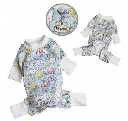 Ultra Soft Minky Funny Sheep Pajamas & Matching Blanket - Posh Puppy Boutique