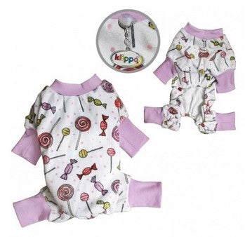 Ultra Soft Minky Sweet Candies Pajamas & Matching Blanket - Posh Puppy Boutique