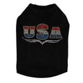 USA Tricolor Rhinestone Tank- Many Colors - Posh Puppy Boutique