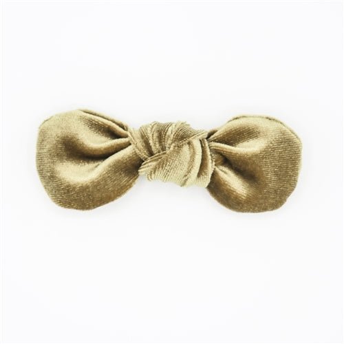 Velvet Hair Bow - 24K - Posh Puppy Boutique