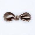 Velvet Hair Bow - Toffee - Posh Puppy Boutique