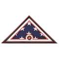 <!016>veteran freedom hardwood flag case used in funeral service operations, from lynch supply