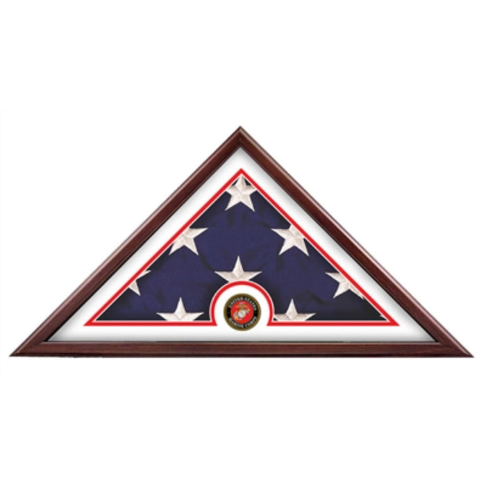 <!016>veteran freedom hardwood flag case used in funeral service operations, from lynch supply