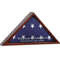 <!016>veteran memorial hardwood flag case used in funeral service operations, from lynch supply