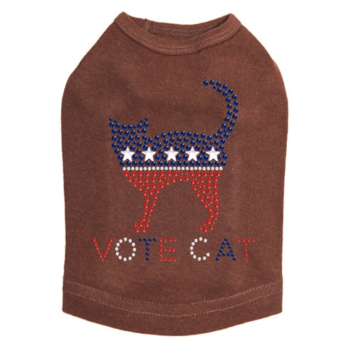 Vote Cat Dog Tank - Many Colors - Posh Puppy Boutique