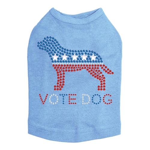 Vote Dog Rhinestone Tank - Many Colors - Posh Puppy Boutique