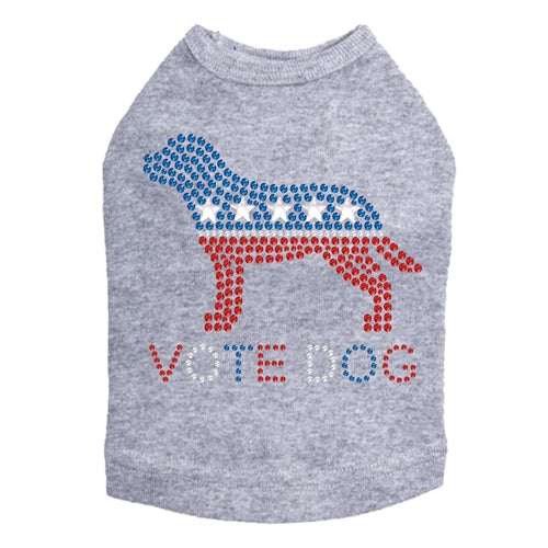 Vote Dog Rhinestone Tank - Many Colors - Posh Puppy Boutique