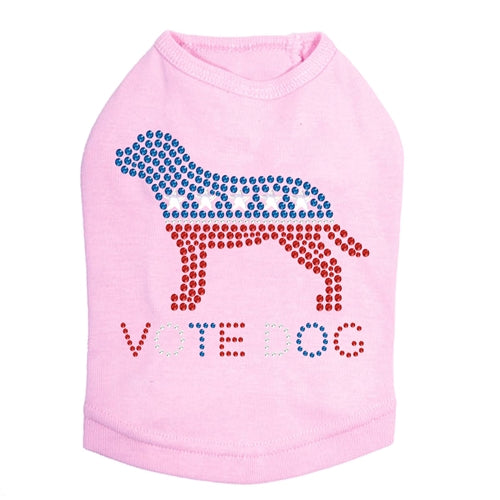 Vote Dog Rhinestone Tank - Many Colors - Posh Puppy Boutique