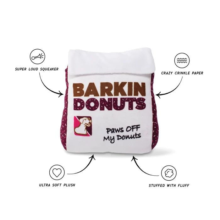 Wagsdale Barkin Donuts Donut Bag Toy