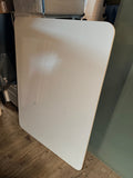 Wall mounted whiteboards with rounded corners glossy finish