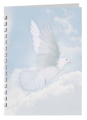 Wings of hope register book used in funeral service operations, from lynch supply