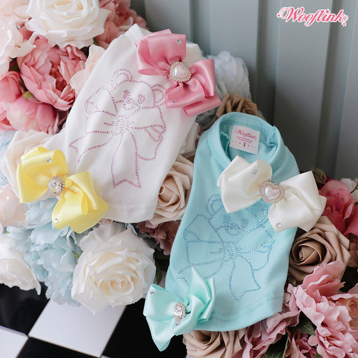 Wooflink Baby Bling BB Top in White