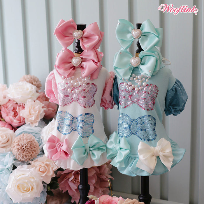 Wooflink Baby Bling Mini Dress in Blue