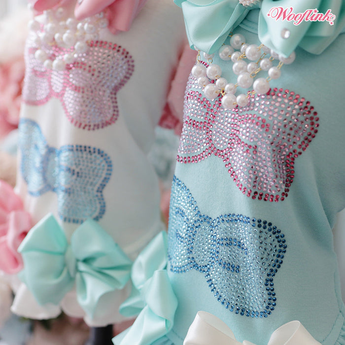 Wooflink Baby Bling Mini Dress in Blue