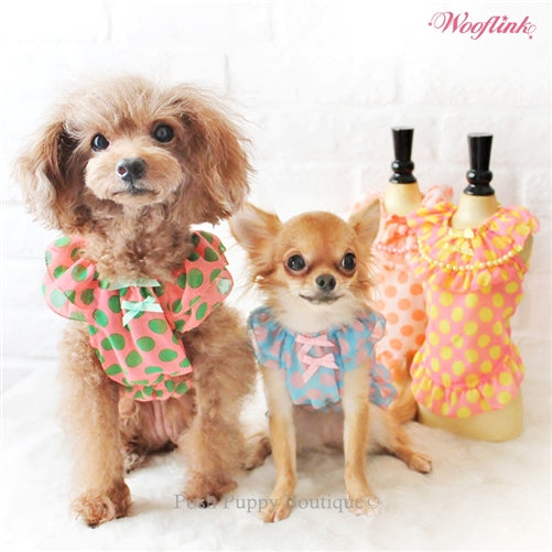 Wooflink Baby Doll 2 Dress- Orange - Posh Puppy Boutique