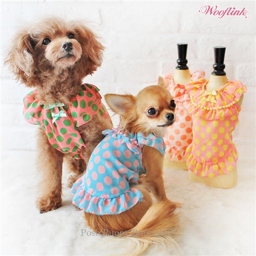 Wooflink Baby Doll 2 Dress- Orange - Posh Puppy Boutique