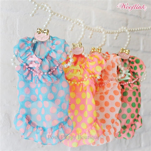 Wooflink Baby Doll 2 Dress- Orange - Posh Puppy Boutique