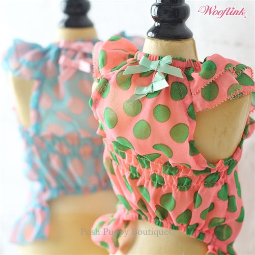 Wooflink Baby Doll 2 Dress- Orange - Posh Puppy Boutique