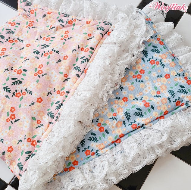 Wooflink Blooming Flowers Blanket - Pink