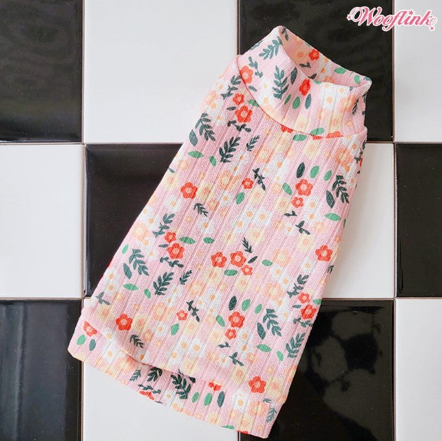Wooflink Blooming Flowers Top - Pink
