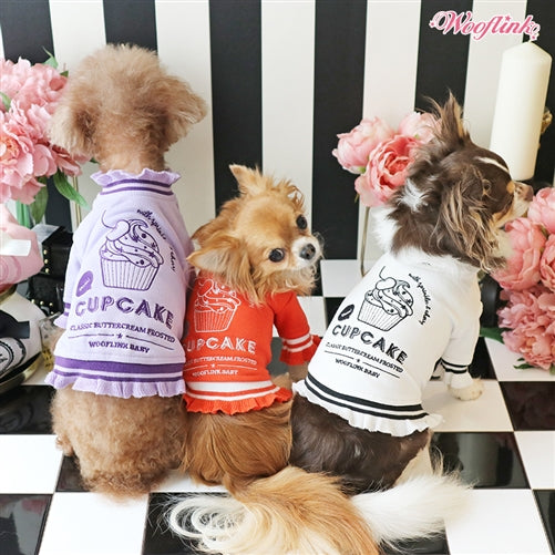 Wooflink Cupcake Sweatshirt Lavender - Posh Puppy Boutique