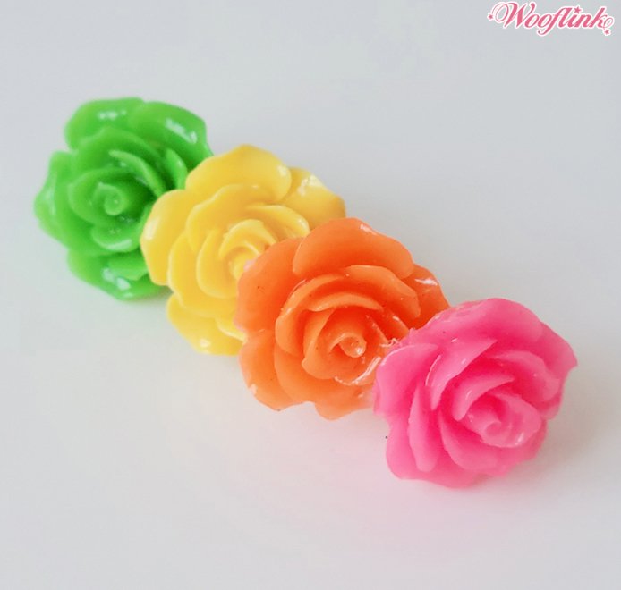 Wooflink Cute Little Roses Hair Clip - Posh Puppy Boutique