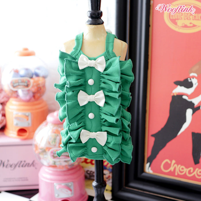 Wooflink Feeling Fab Tank in Green