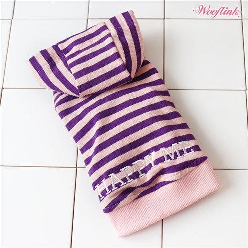 Wooflink Happy Me Hoodie in Pink - Posh Puppy Boutique