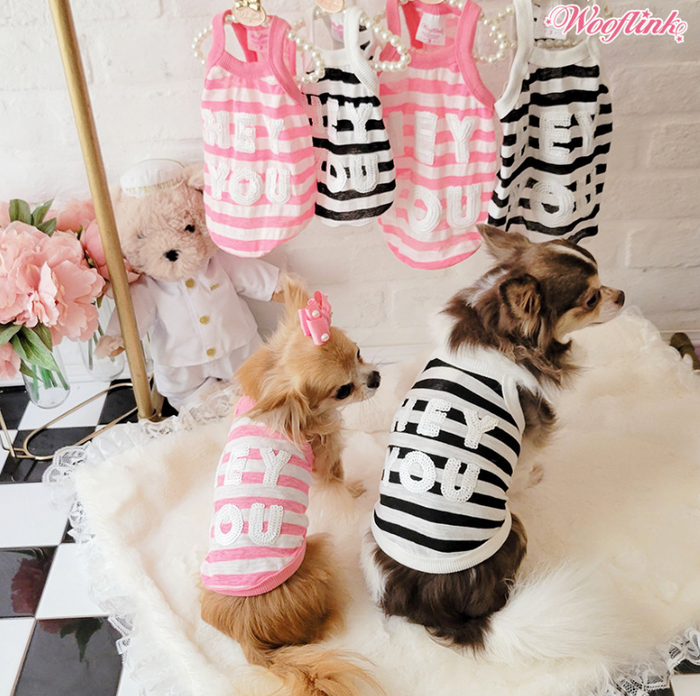 Wooflink Hey You Tank - Pink