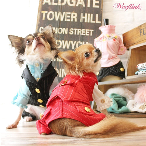 Wooflink Holiday Season Pants - Red - Posh Puppy Boutique