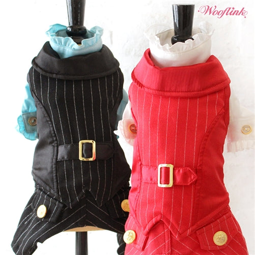 Wooflink Holiday Season Vest - Red - Posh Puppy Boutique