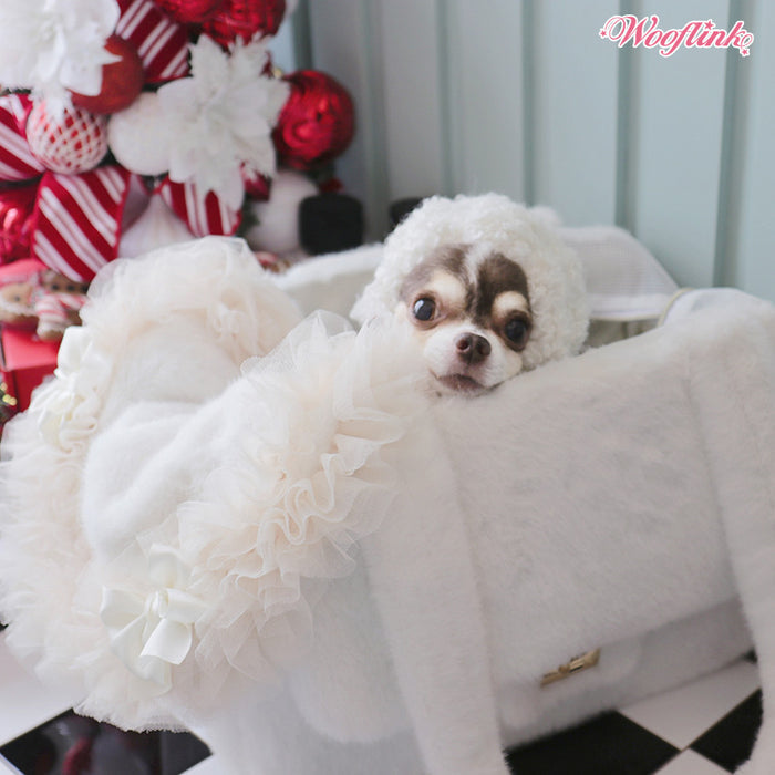 Wooflink Luxe Bag 3  Fur - White